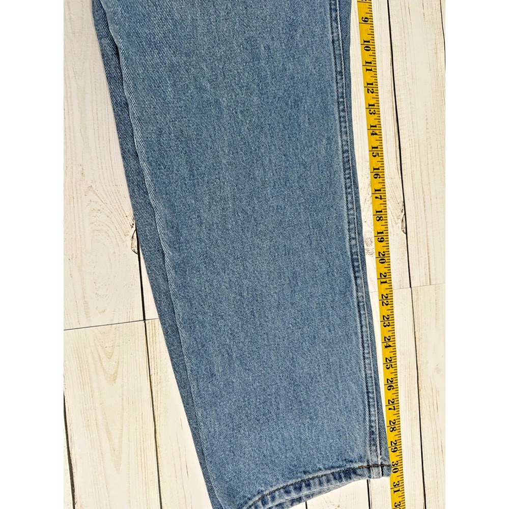 VTG LL Bean Jeans Mens 38X30 Blue Denim Classic Fit Med Wash 90's Y2K - Picture 4 of 8